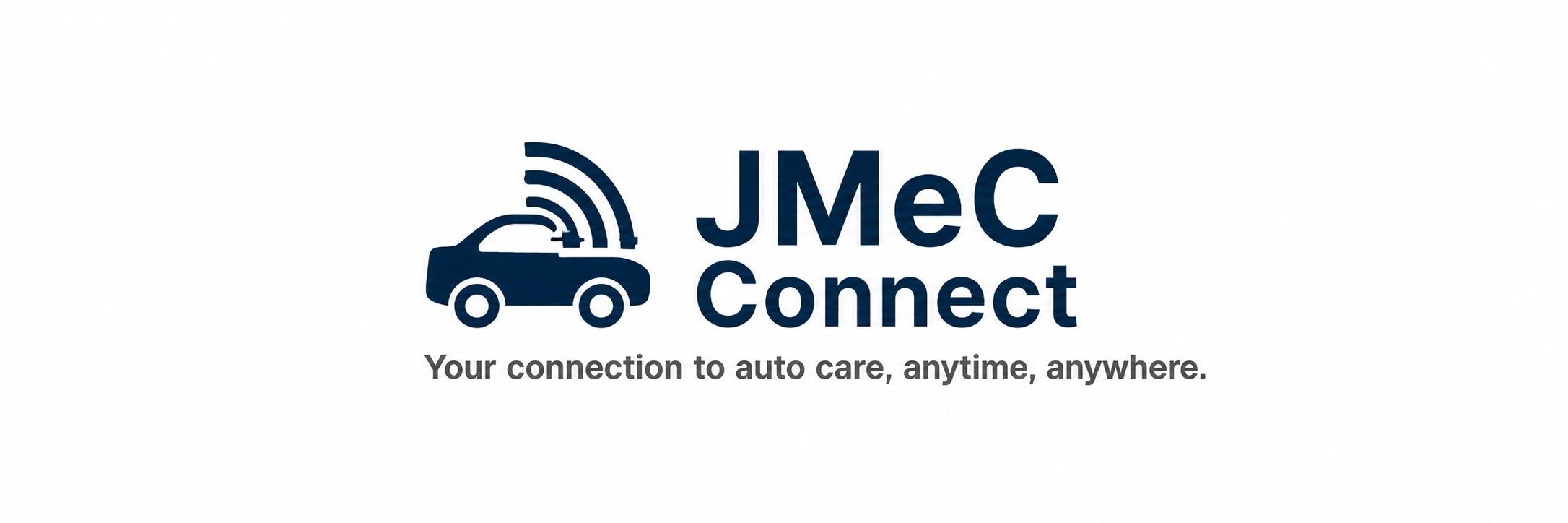 JMeC Connect logo - Your connection to auto care, anytime, anywhere.